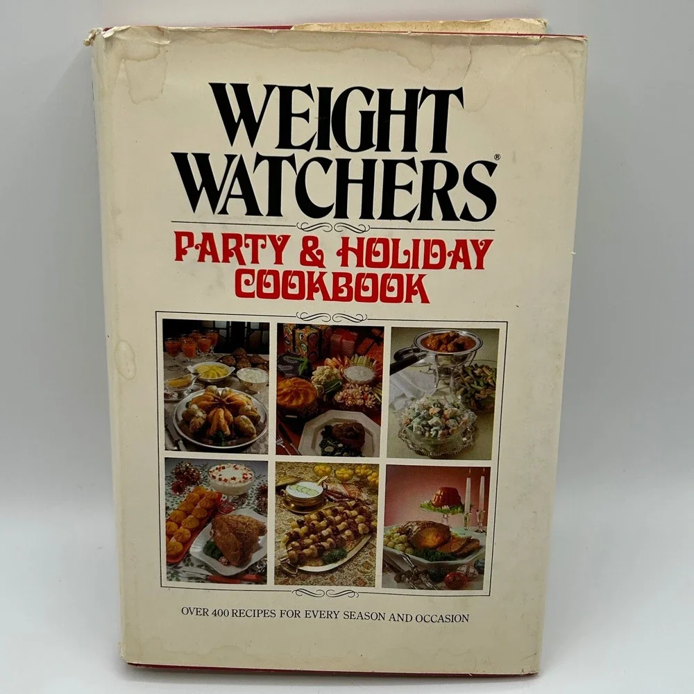 Weight Watchers Lot 2 Quick Meals Party Holiday Cookbooks Hardcover‎ Illustrated